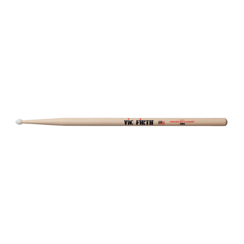 VIC FIRTH 2BN NYLON TIP DRUM STICK