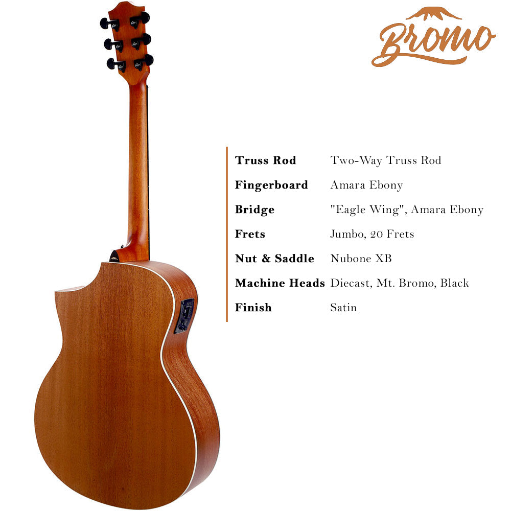 Bromo BAA4CE Auditorium Semi Acoustic Guitar