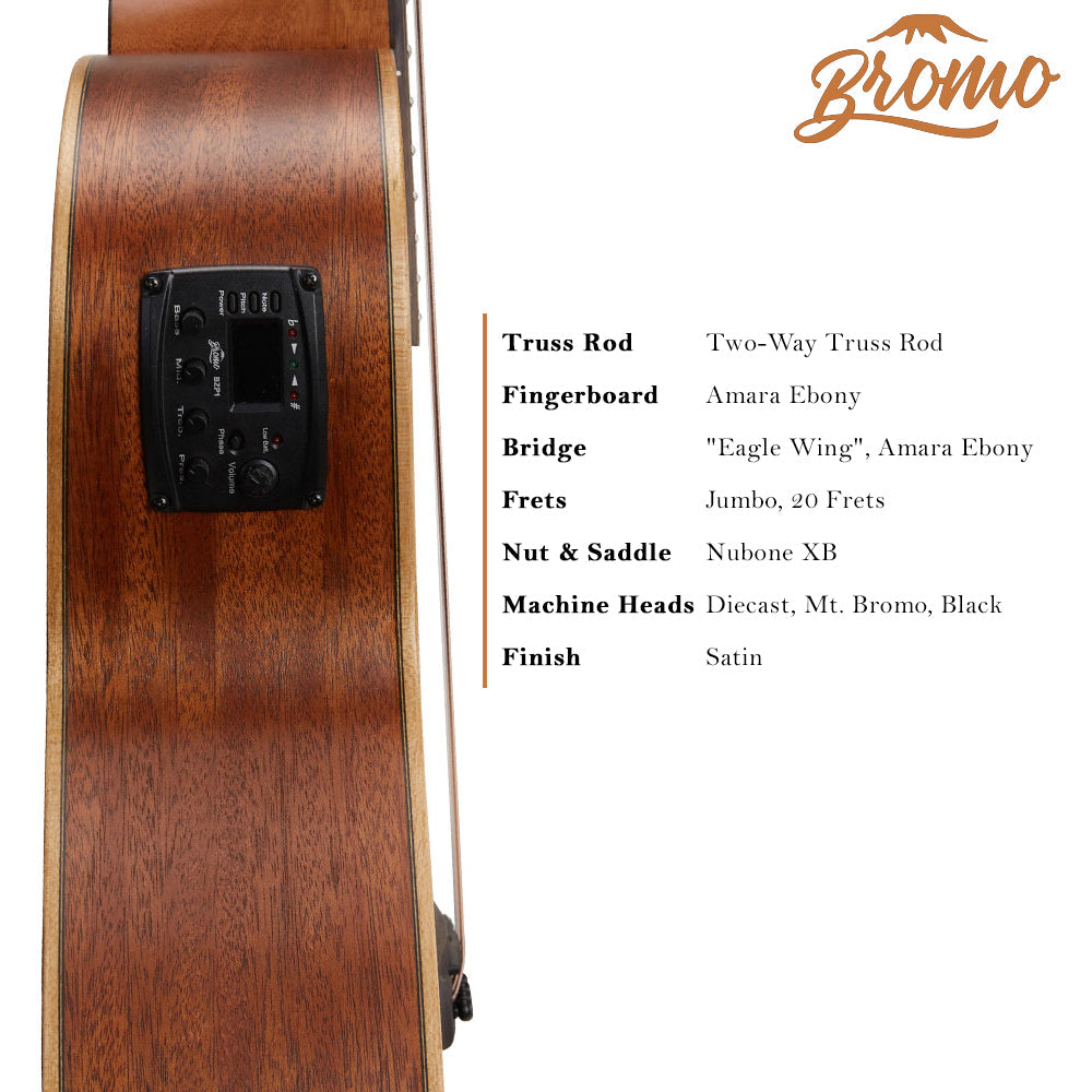 Bromo BAT4CE Auditorium Semi Acoustic Guitar