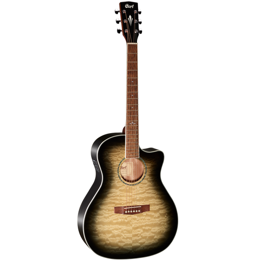 Cort GA QF Semi Acoustic Guitar