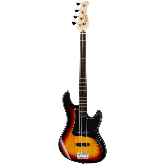 Cort GB Series GB75JJ 3 Tone Sunburst Bass Guitar