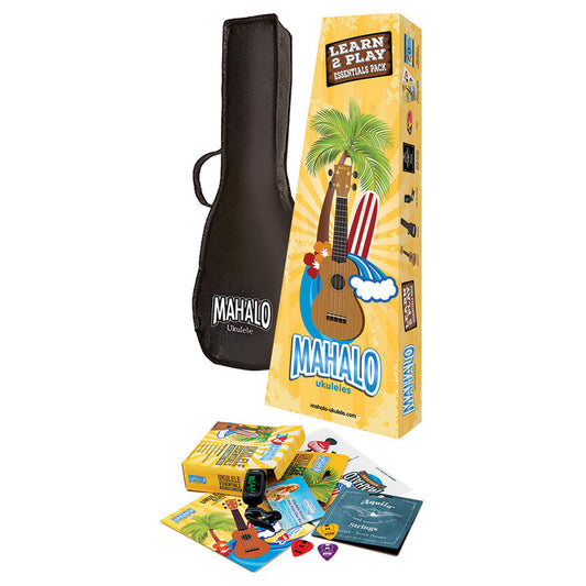Mahalo MK1TBRK Soprano Ukulele W/Essentials Pack