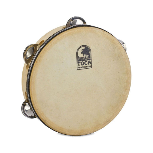 Toca T1075H Wood Tambourine Single Row W/Head