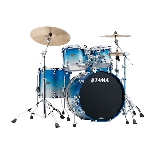 Tama Starclassic Walnut/Birch 5 piece Drum Shell 22" WBS42S Molten Blue Ice Fade